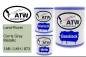 Preview: Land-Rover, Corris Grey Metallic, 1AB / LKH / 873: 1L Lackdose + 1L Klarlack + 500ml Härter - Set, von ATW Autoteile West.